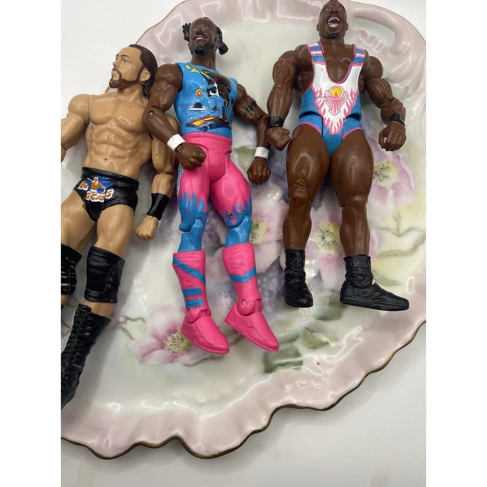 WWE The New Day Mixed Lot of 3 Wrestling Action Figures‎